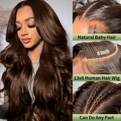 100% Single-Donor Human Hair HD Lace Front Wig