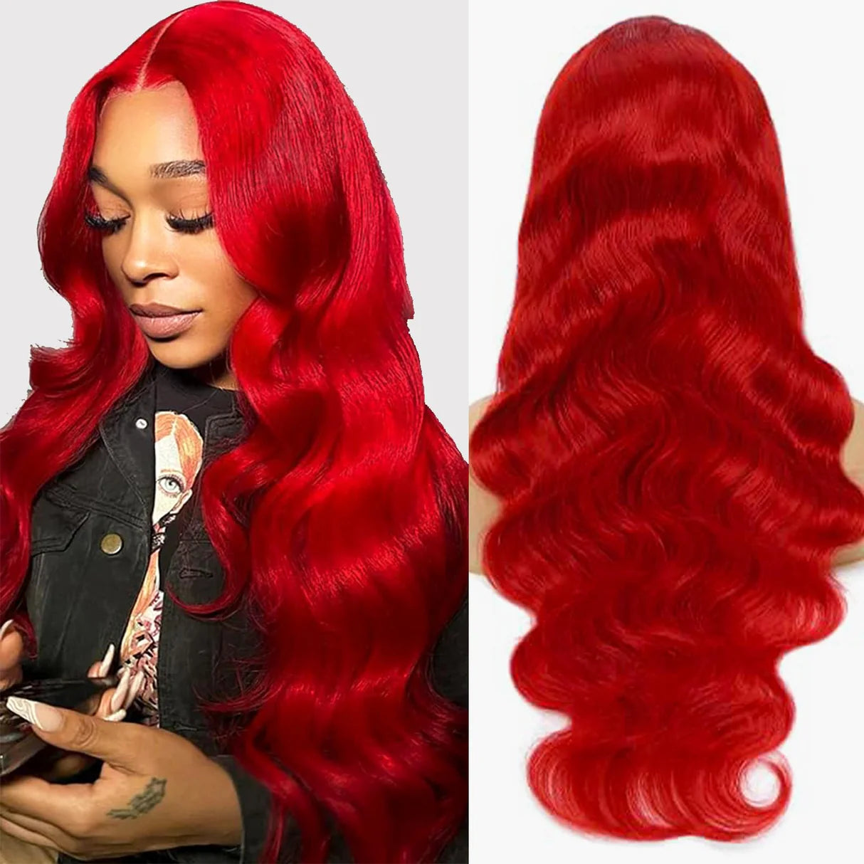 100% Single-Donor Human Hair HD Lace Front Wig