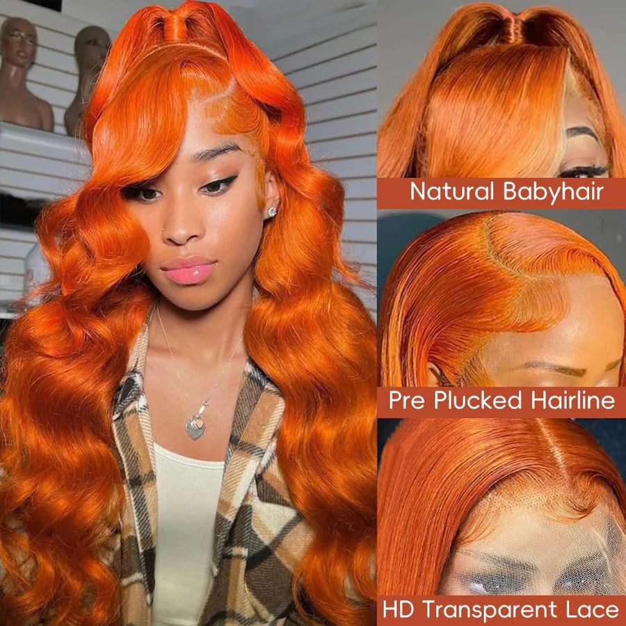 100% Single-Donor Human Hair HD Lace Front Wig