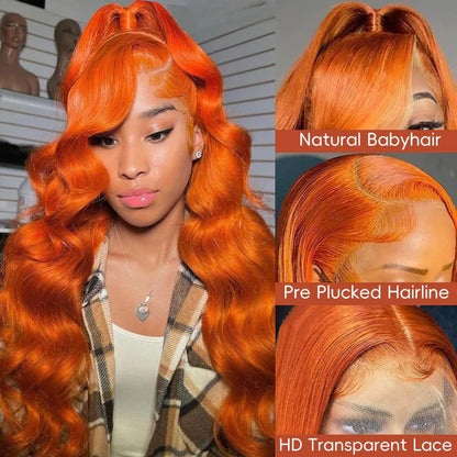 100% Single-Donor Human Hair HD Lace Front Wig